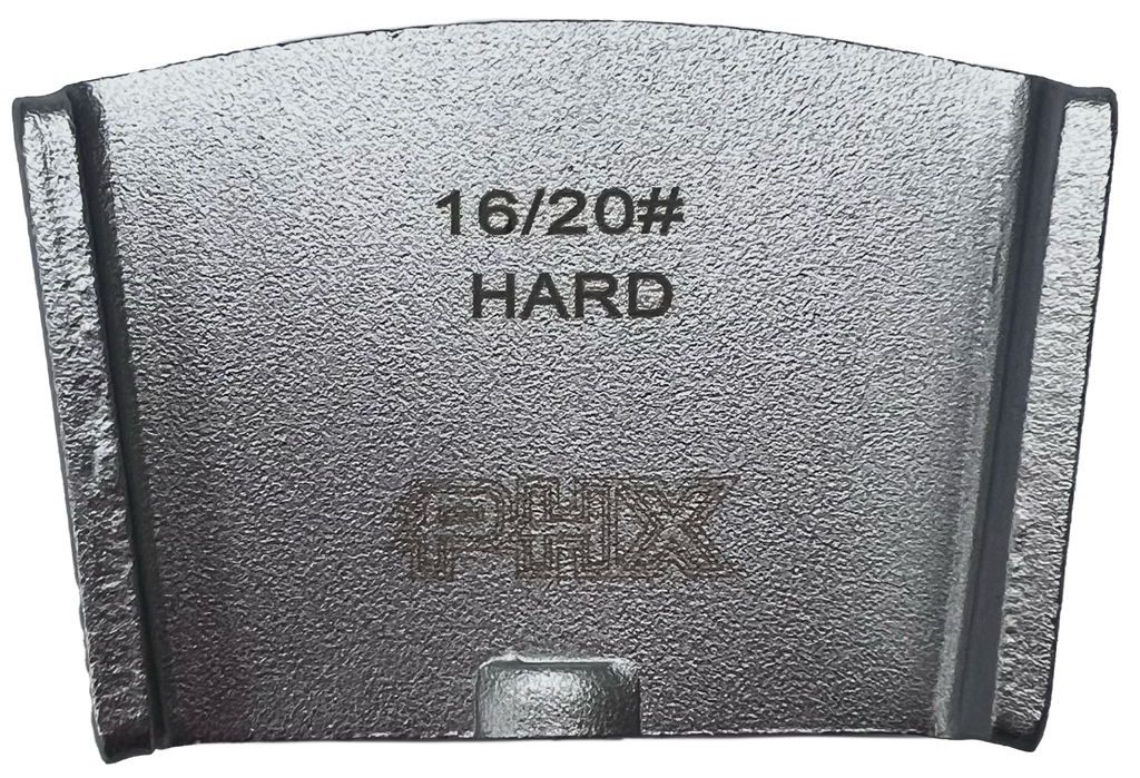 BHTC-16H2: 12 x Hard style HTC 16 grit 2 segments