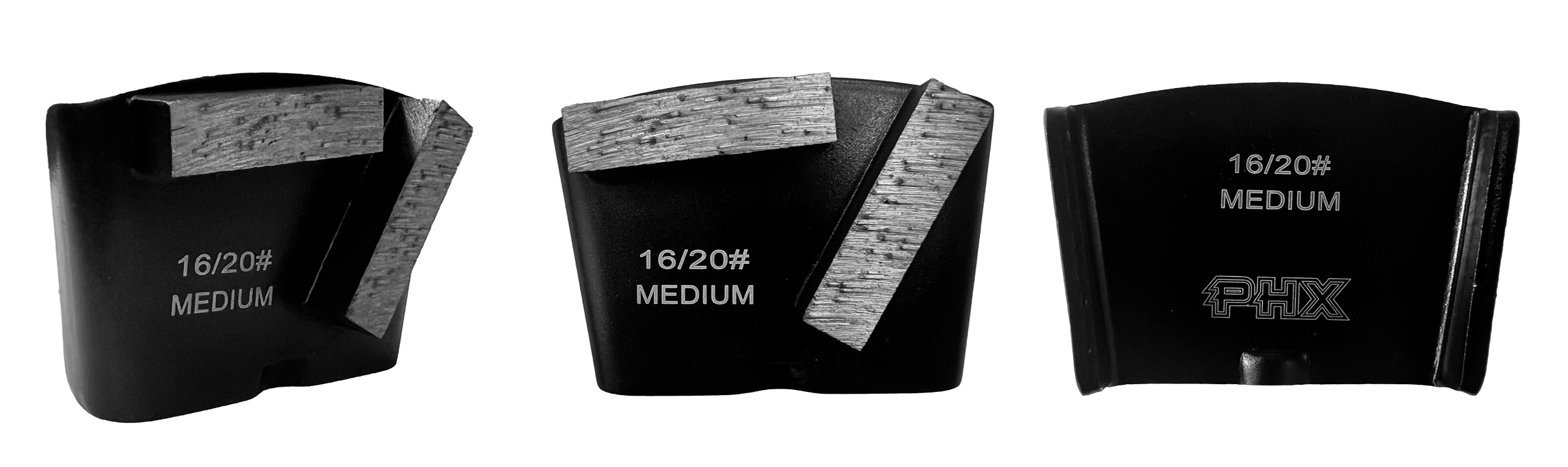 BHTC-16M2: 12 x Medium style HTC 16 grit 2 segments