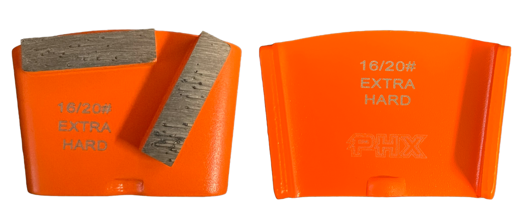 BHTC-16XH2: 12 x Extra-Hard style HTC 16 grit 2 segments