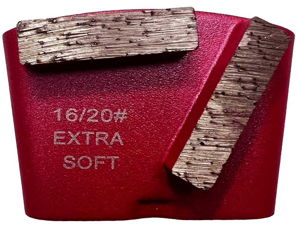 BHTC-16XS2: 12 x Extra-Soft style HTC 16 grit 2 segments