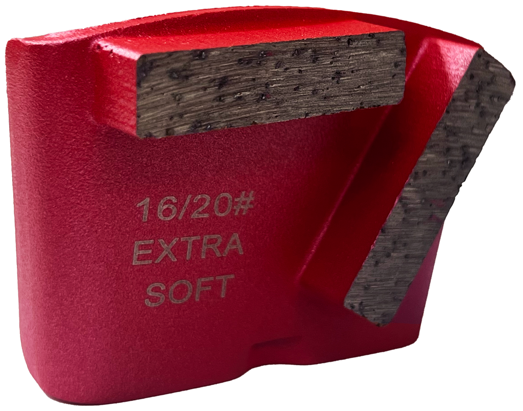 BHTC-16XS2: 12 x Extra-Soft style HTC 16 grit 2 segments