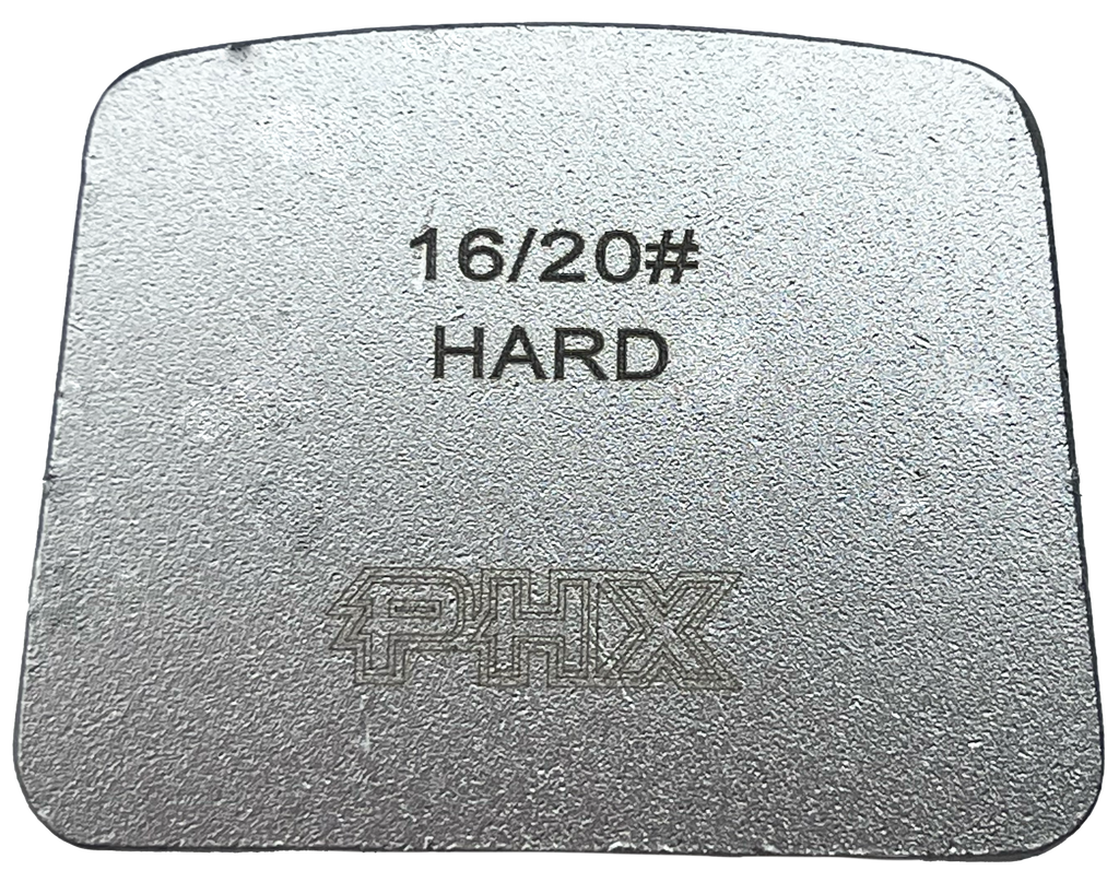 B16H2RT: 9 x Hard 16 Grit 2 Seg. Rect. Premium