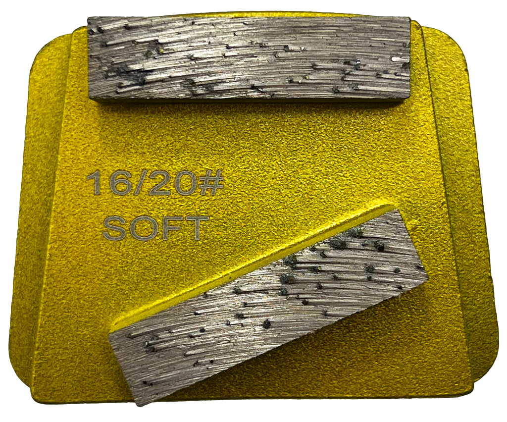 BHTG-16S2: 12 x Soft HTG 16 grit 2 segments