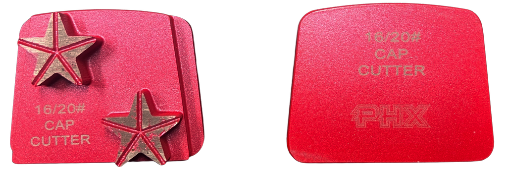 B16STAR2: 9 x Étoile 16 Grit 2 Seg