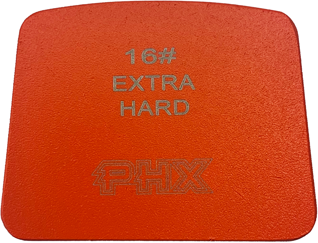 B12-16XH3RT: 4 x Extra Hard 16 Grit 3 Seg. Rect.