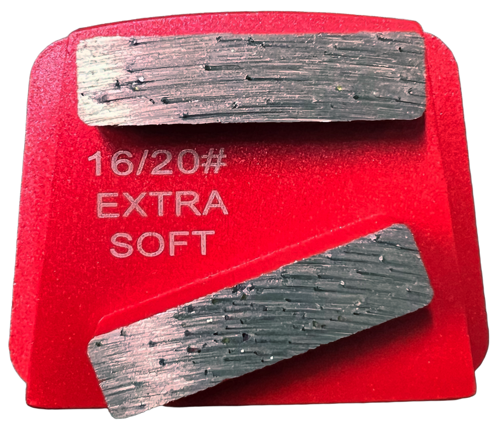 BHTG-16XS2RT: 12 x Extra Soft HTG 16 grit 2 segments