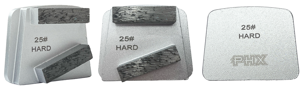 B25H2RT: 9 x Hard 25 Grit 2 Seg. Premium