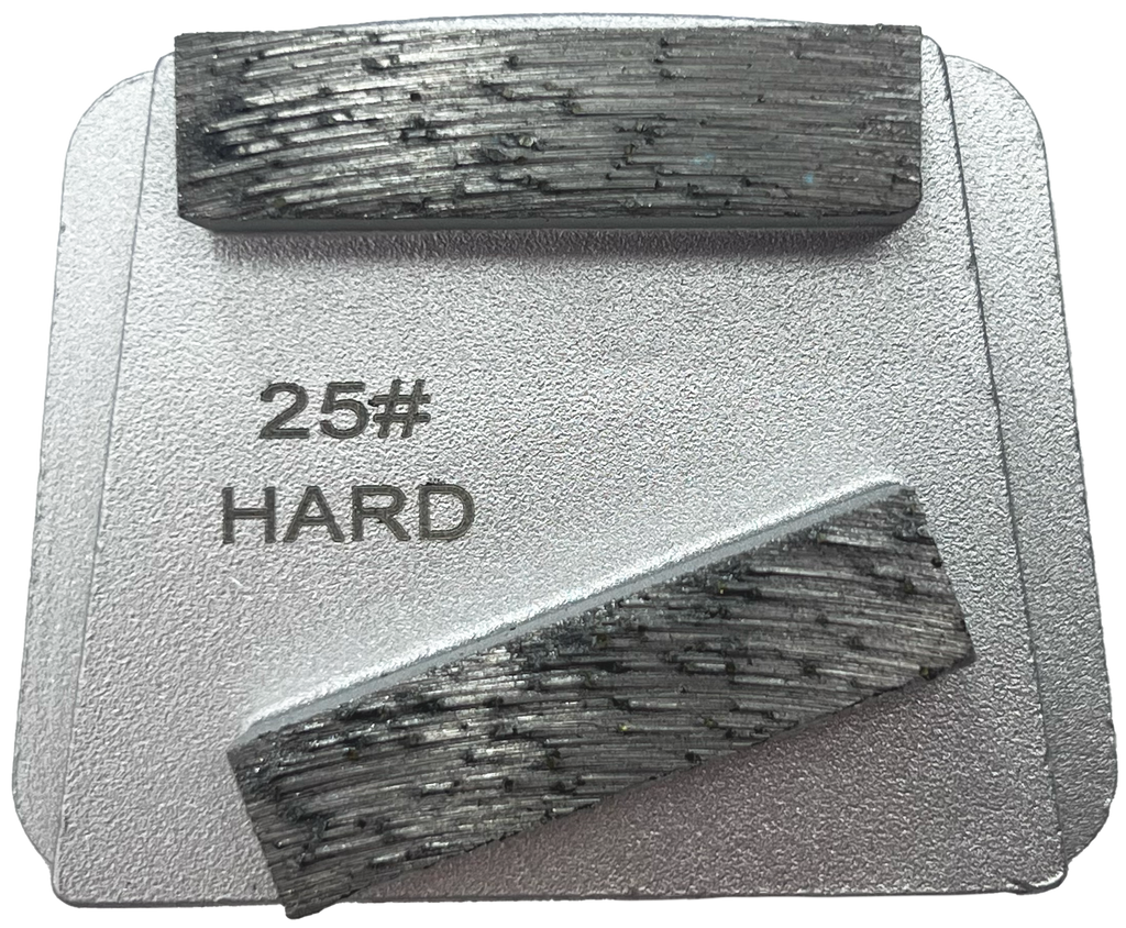 B25H2RT: 9 x Hard 25 Grit 2 Seg. Premium