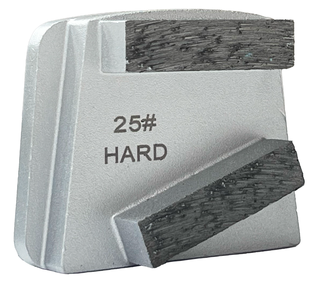 B25H2RT: 9 x Hard 25 Grit 2 Seg. Premium