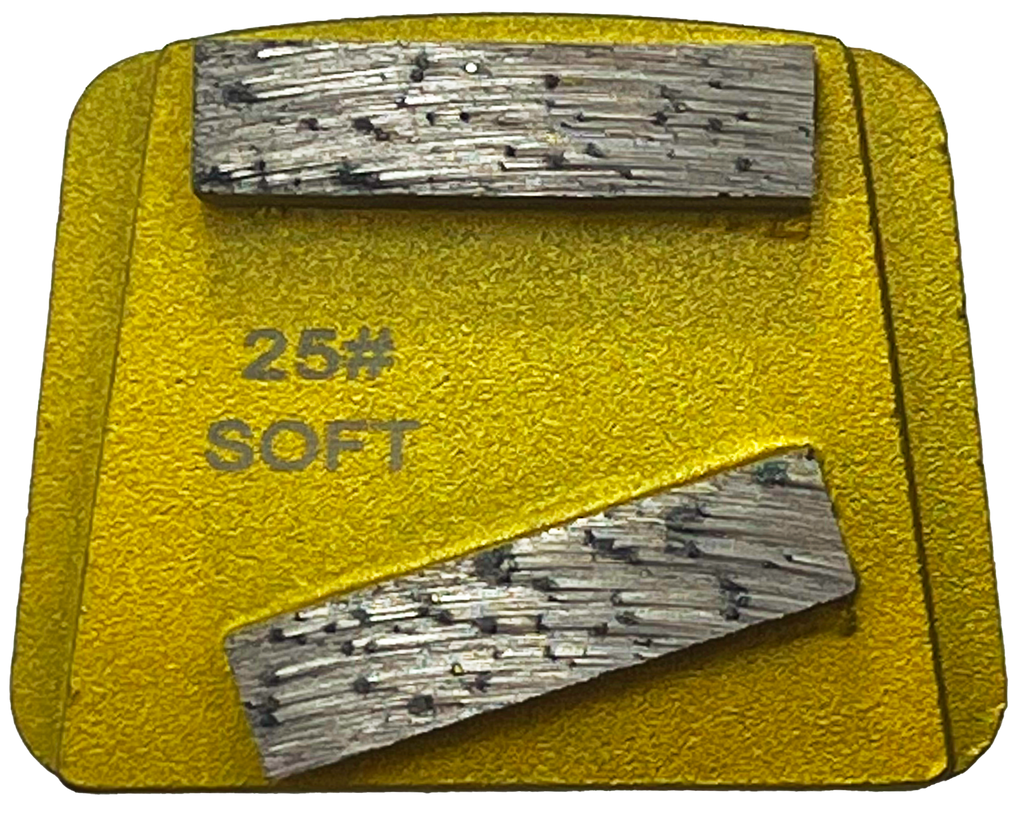 B25S2RT: 9 x Soft 25 Grit 2 Seg. Premium