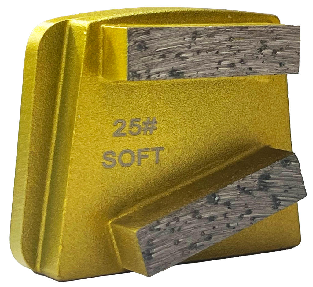 B25S2RT: 9 x Soft 25 Grit 2 Seg. Premium