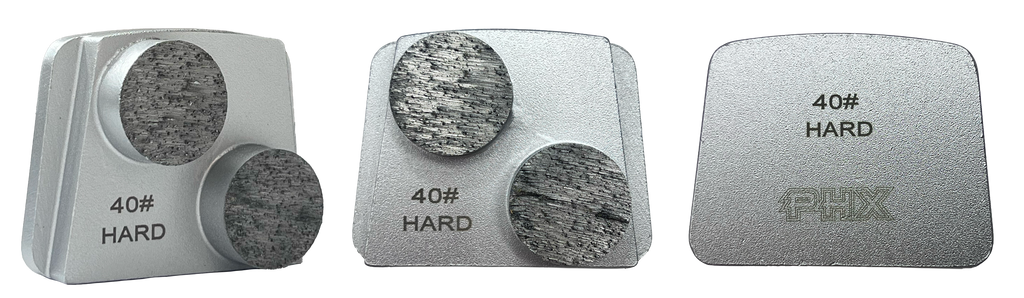 BHTG-40H2: 12 x Hard HTG 40 grit 2 segments