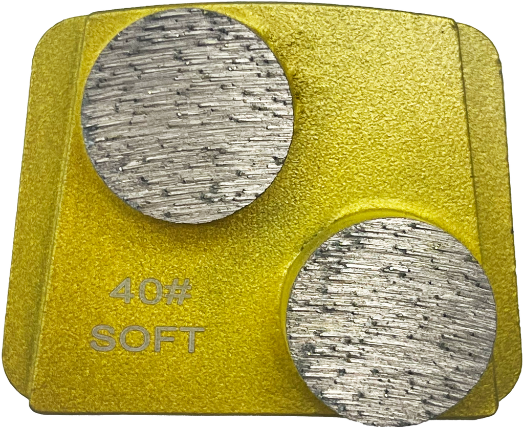 B40S2RT: 9 x 40 Grit Soft 2 seg. Premium