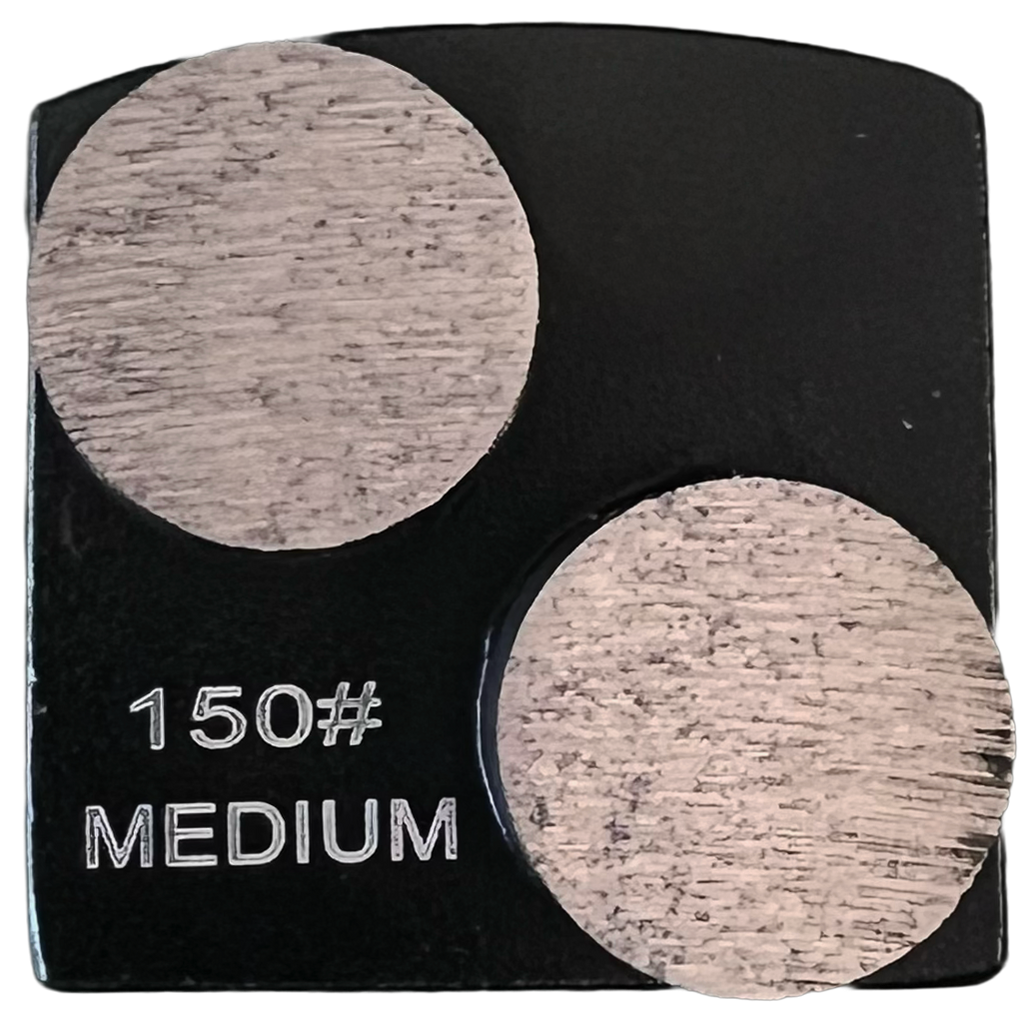 BHUSQ-150M2: 9 x Medium 150 grit 2 segments