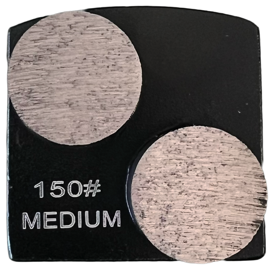 BHUSQ-150M2: 9 x Medium 150 grit 2 segments