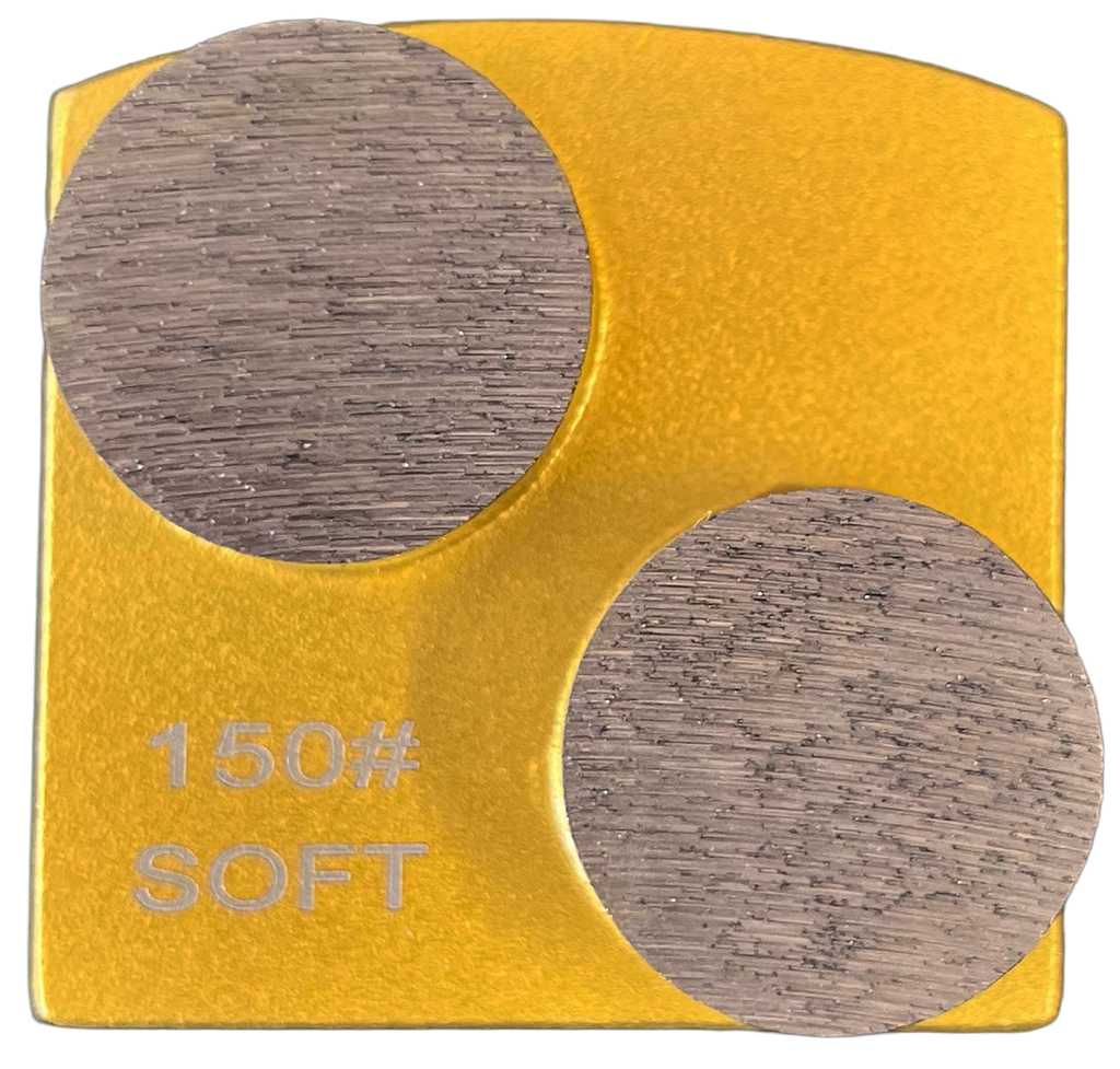 BHUSQ-150S2: 9 x Soft 150 grit 2 segments