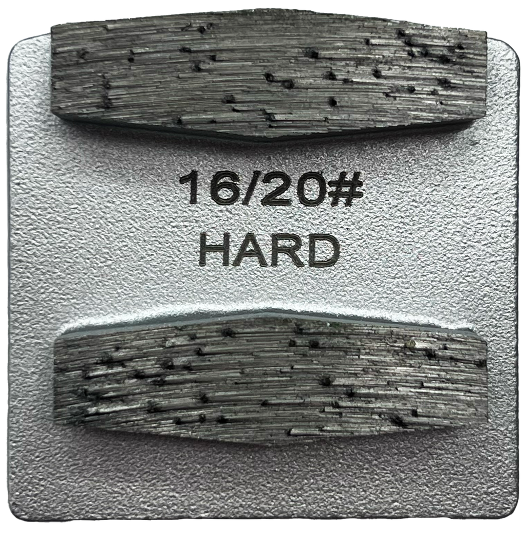 BHUSQ-16H2: 9 x Hard  16 grit 2 segments