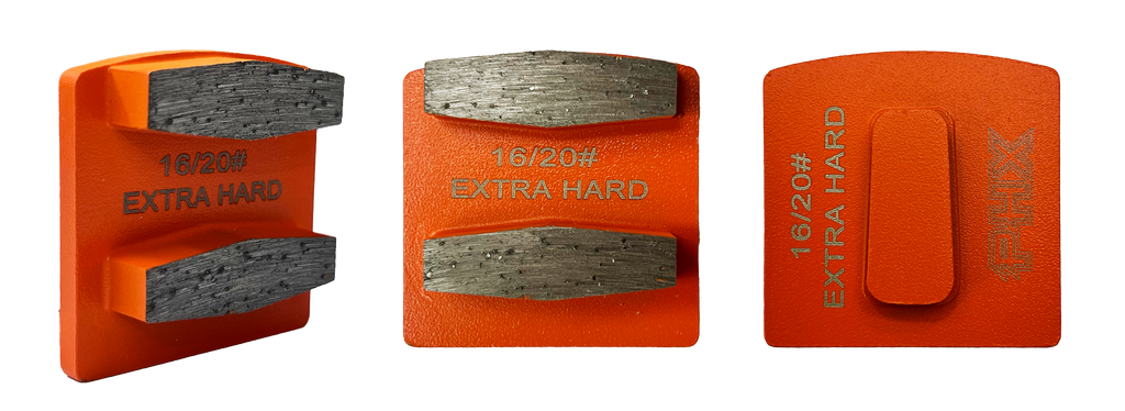 BHUSQ-16XH2: 9 x Extra-Hard 16 grit 2 segments