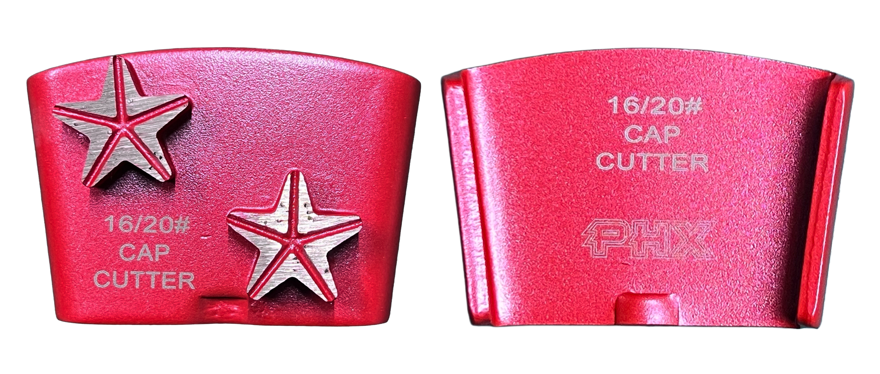 BHTC-STAR2: 12 x HTC 16 grit Cap Cutter, 2 segments