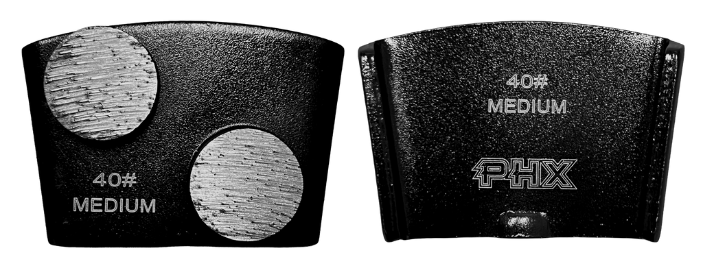 BHTC-40M2: 12 x Medium style HTC 40 grit 2 segments