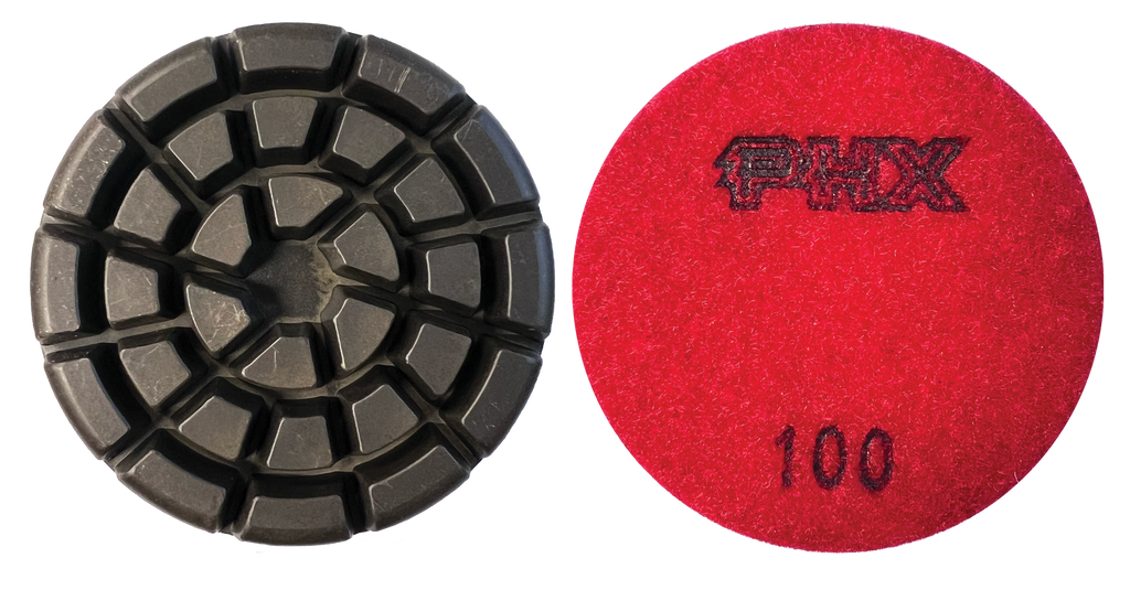 9 x 100 grit Econo Polishing Pad - BPM3-100