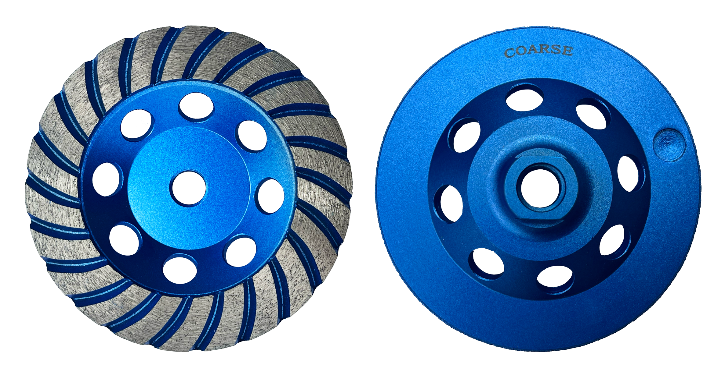 CW504: 5" Turbo Cup Wheel,20#, Coarse, Threaded