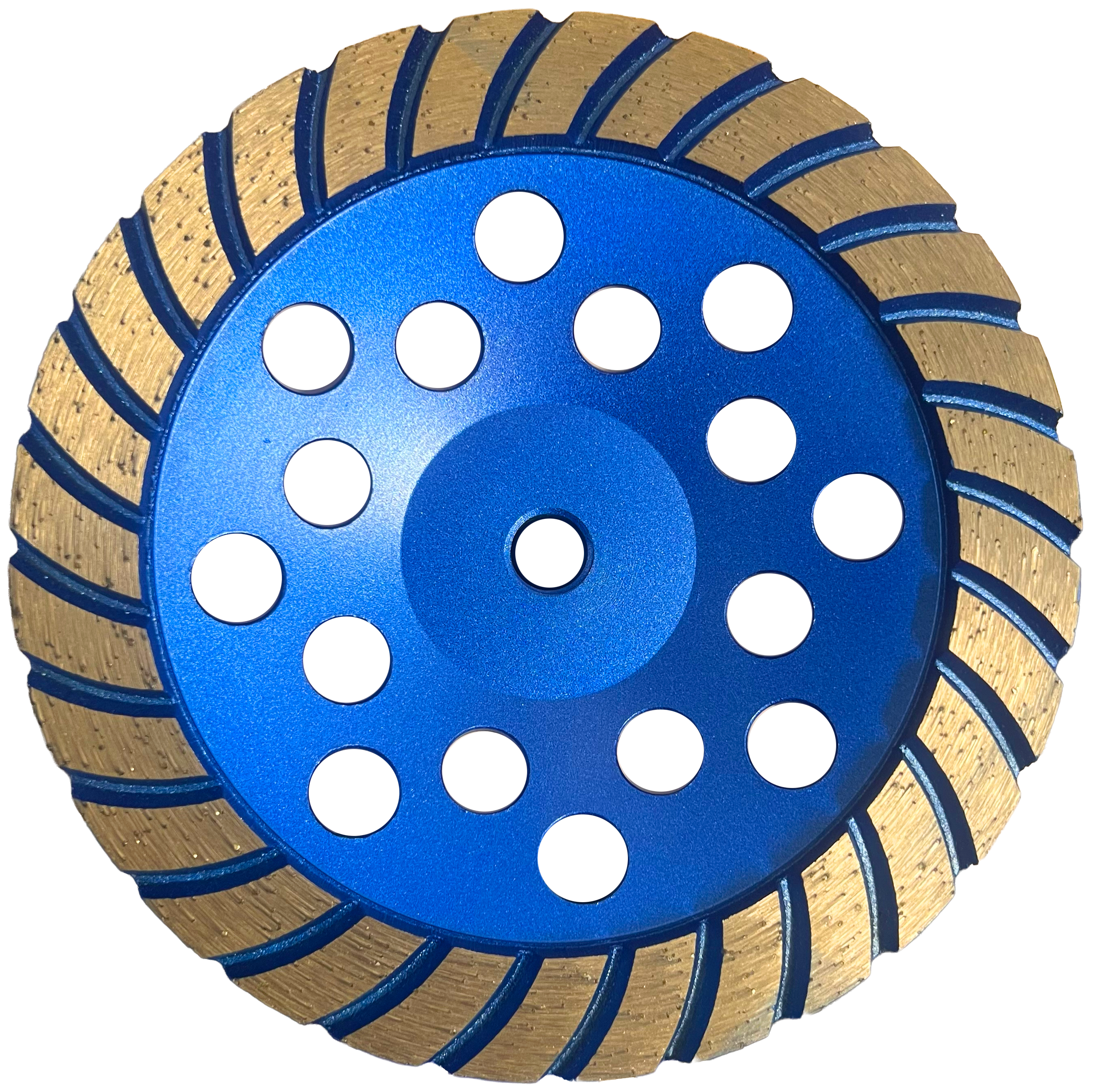 CW712: 7" Turbo Cup Wheel, 40/50#, Medium,5/8"-11 Thread