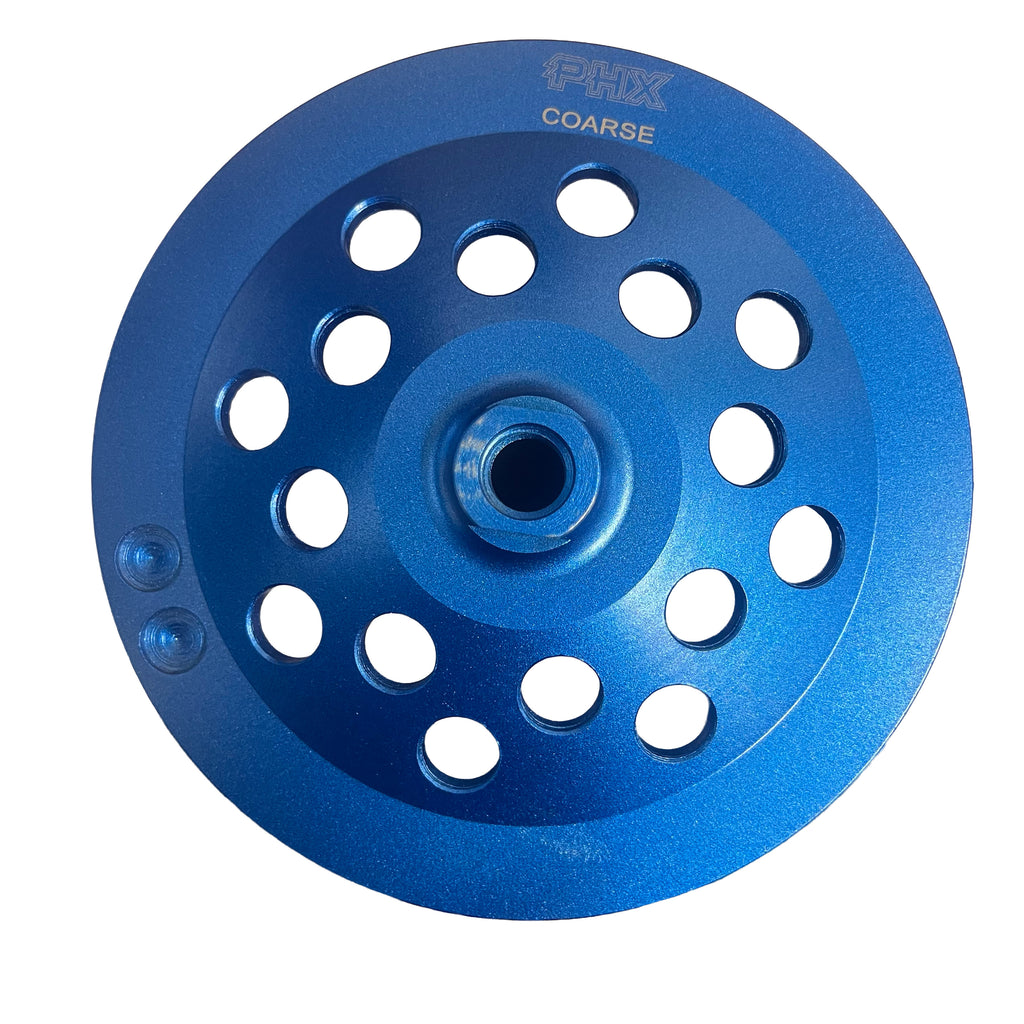 CW711: 7" Turbo Cup Wheel, 20#,Coarse,5/8"-11 Thread