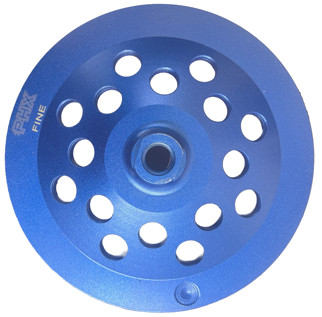 CW713: 7" Turbo Cup Wheel, 80/100#,Fine,5/8"-11 Thread