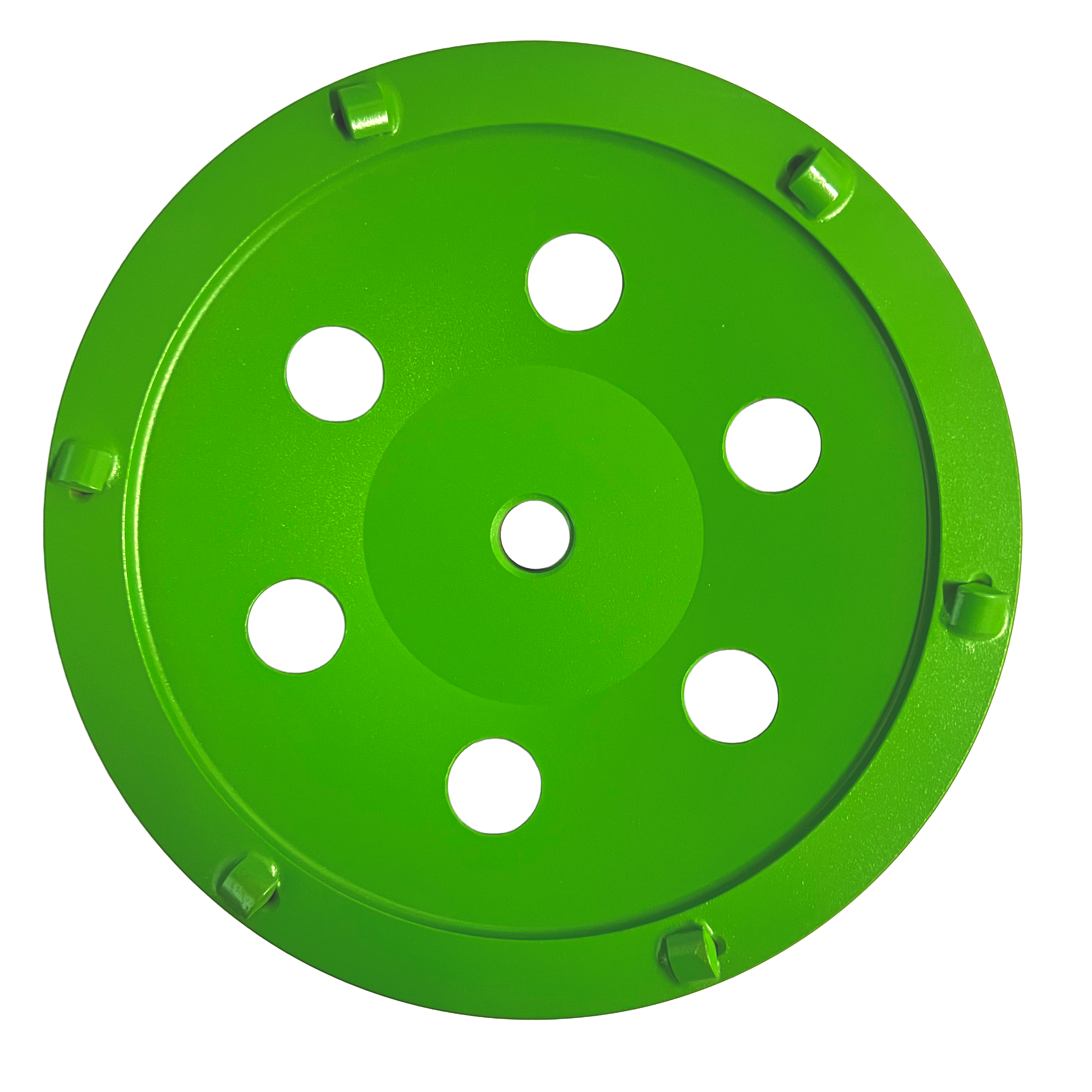 CW702: 7" PCD Cup Wheel,6 x Quarter PCD segments, Threaded