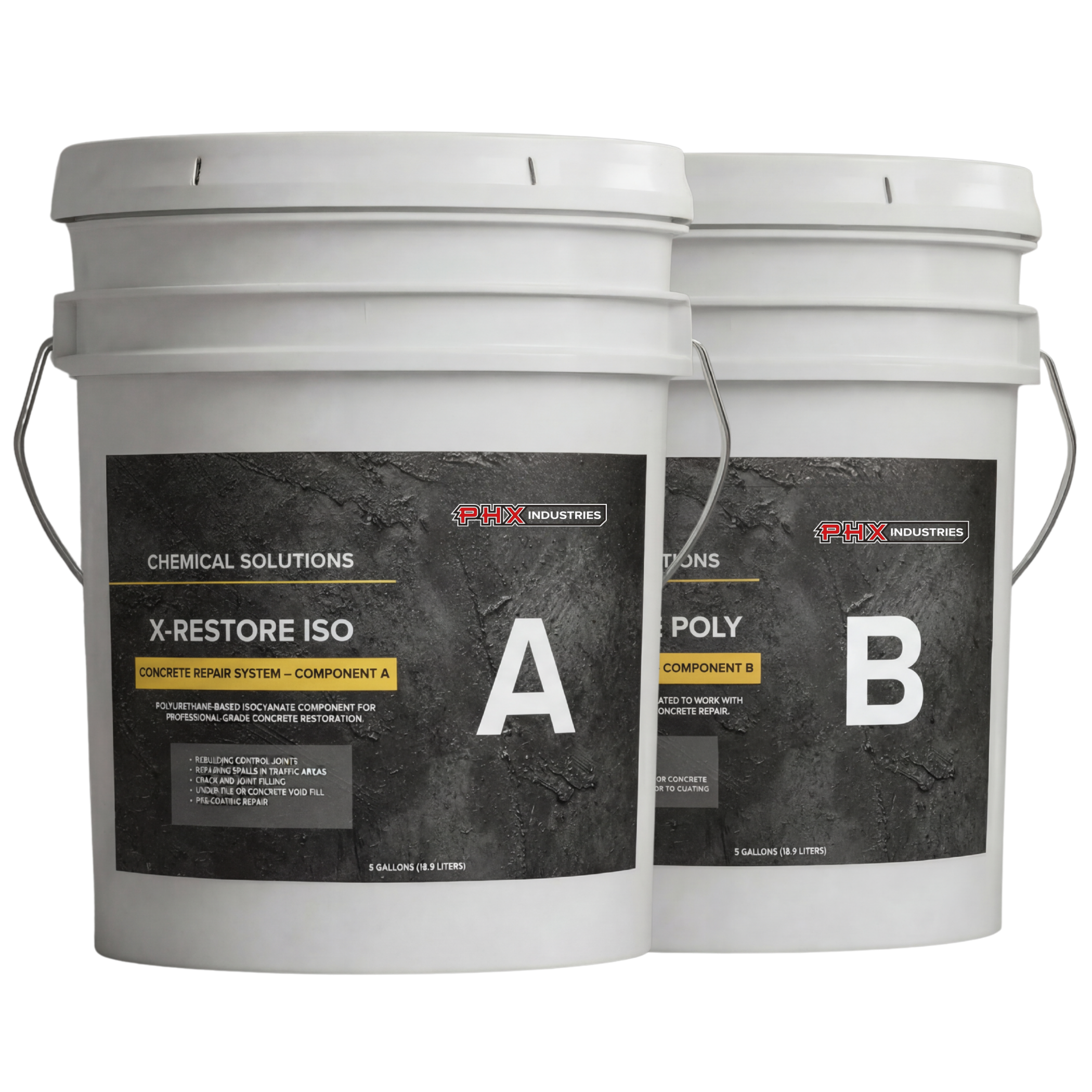 X-RESTORE ISO / POLY – Concrete Repair System (5 Gallon Kit)