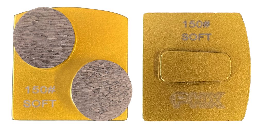 BHUSQ-150S2: 9 x Soft 150 grit 2 segments