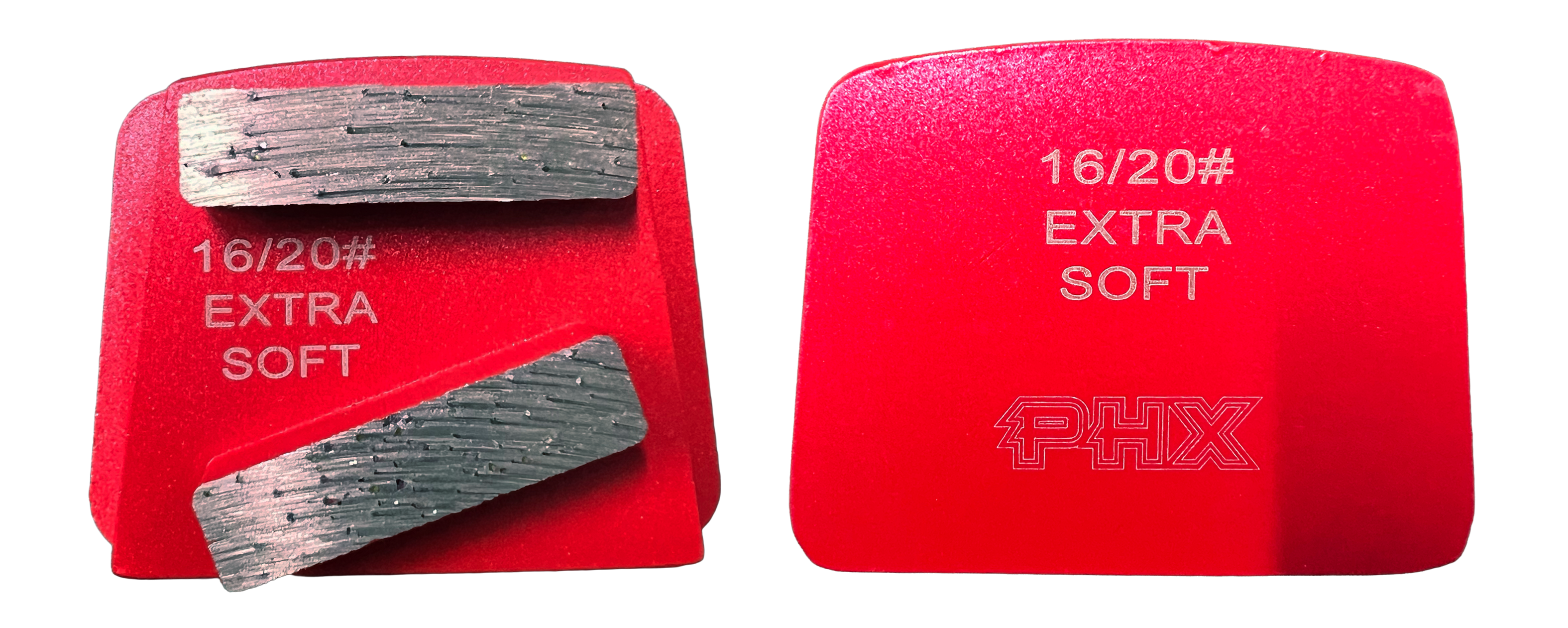 B16XS2RT: 9 x Extra Soft 16 Grit 2 Seg Rect Premium