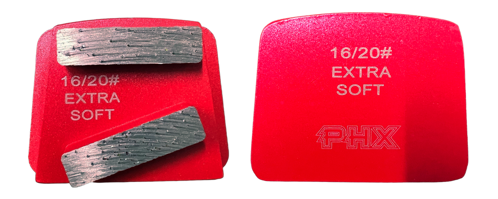 BHTG-16XS2RT: 12 x Extra Soft HTG 16 grit 2 segments