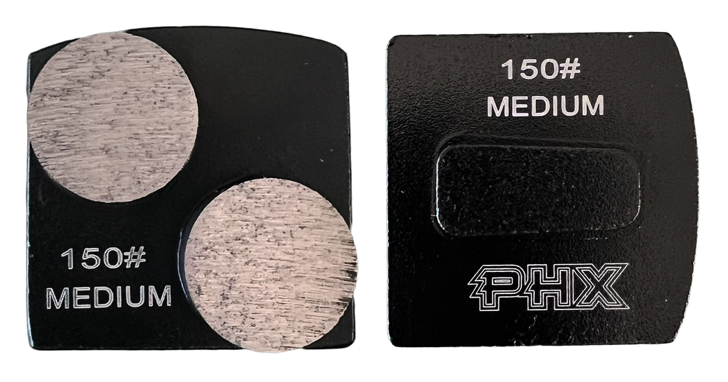 BHUSQ-150M2: 9 x Medium 150 grit 2 segments